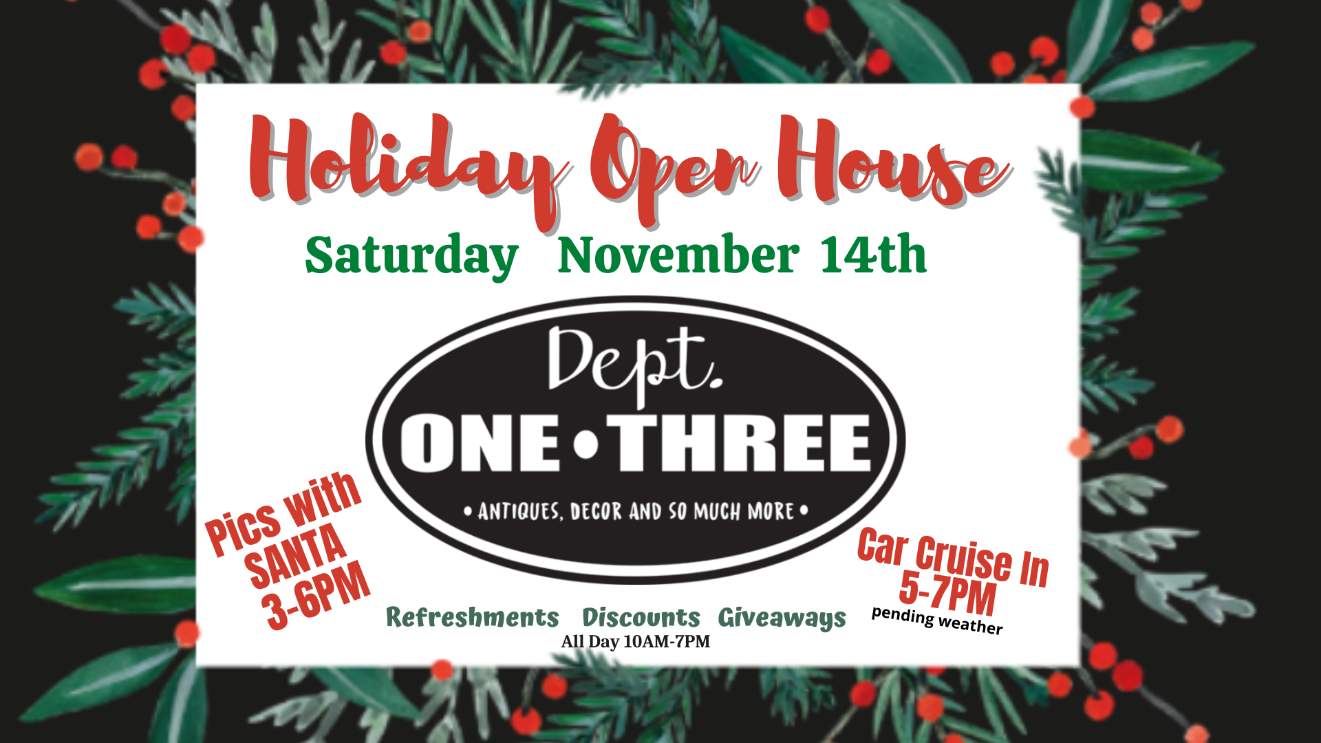 Holiday-Open-House – Dept One Three